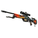 StatTrak™ SSG 08 | Dragonfire (Well-Worn)