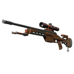 SSG 08 | Orange Filigree (Minimal Wear)