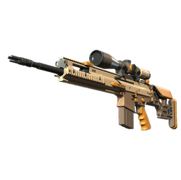 SCAR-20 | Short Ochre (Minimal Wear)