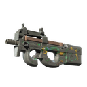 StatTrak™ P90 | Emerald Dragon (Battle-Scarred)