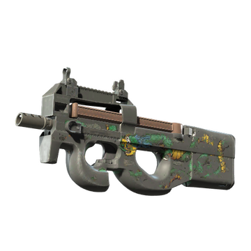 P90 | Emerald Dragon (Battle-Scarred)