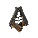 StatTrak™ Dual Berettas | Black Limba (Factory New)