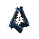 Souvenir Dual Berettas | Cobalt Quartz (Field-Tested)