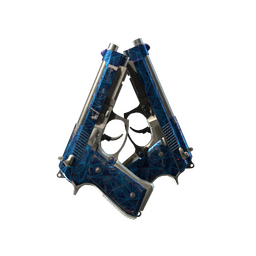 Souvenir Dual Berettas | Cobalt Quartz (Field-Tested)