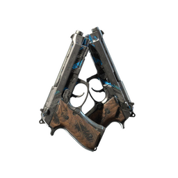 StatTrak™ Dual Berettas | Shred (Battle-Scarred)