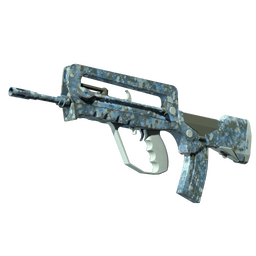 Souvenir FAMAS | Cyanospatter (Minimal Wear)