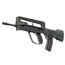 FAMAS | Night Borre (Battle-Scarred)