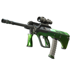 AUG | Carved Jade (Field-Tested)