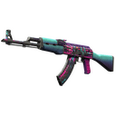 StatTrak™ AK-47 | Neon Rider (Battle-Scarred)