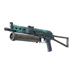 StatTrak™ PP-Bizon | Cobalt Halftone (Minimal Wear)