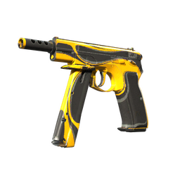 CZ75-Auto | Yellow Jacket (Well-Worn)