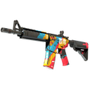 M4A4 | Cyber Security (Well-Worn)
