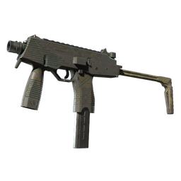 MP9 | Green Plaid (Battle-Scarred)