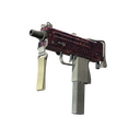 MAC-10 | Red Filigree (Minimal Wear)
