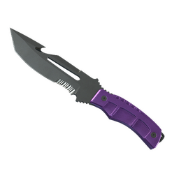 ★ StatTrak™ Survival Knife | Ultraviolet (Field-Tested)