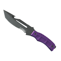 ★ Survival Knife | Ultraviolet (Well-Worn)