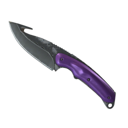 ★ StatTrak™ Gut Knife | Ultraviolet (Well-Worn)