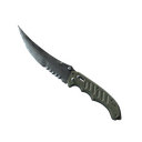 ★ StatTrak™ Flip Knife | Damascus Steel (Well-Worn)