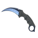 ★ Karambit | Blue Steel (Battle-Scarred)