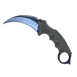 ★ Karambit | Blue Steel (Battle-Scarred)