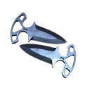 ★ Shadow Daggers | Blue Steel (Battle-Scarred)