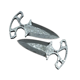★ Shadow Daggers | Damascus Steel (Battle-Scarred)
