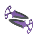 ★ Shadow Daggers | Ultraviolet (Well-Worn)