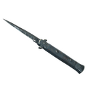 ★ Stiletto Knife | Night Stripe (Battle-Scarred)