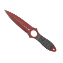 ★ Skeleton Knife | Crimson Web (Well-Worn)