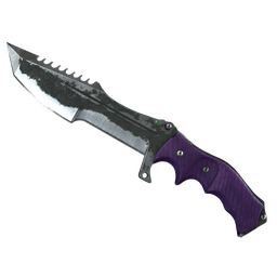 ★ StatTrak™ Huntsman Knife | Ultraviolet (Battle-Scarred)