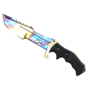 ★ StatTrak™ Huntsman Knife | Case Hardened (Well-Worn)