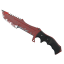 ★ StatTrak™ Huntsman Knife | Crimson Web (Well-Worn)