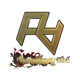 Sticker | Rare Atom (Gold) | Shanghai 2024