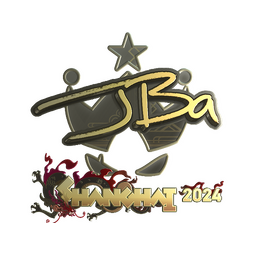 Sticker | JBa (Gold) | Shanghai 2024