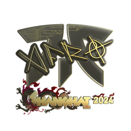 Sticker | afro (Gold) | Shanghai 2024