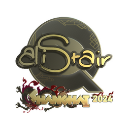 Sticker | aliStair (Gold) | Shanghai 2024