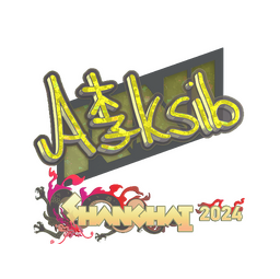 Sticker | Aleksib (Glitter) | Shanghai 2024