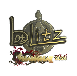 Sticker | bLitz (Gold) | Shanghai 2024