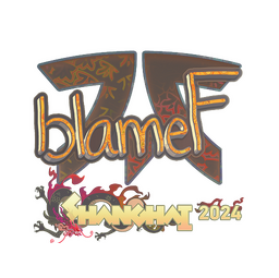 Sticker | blameF (Holo) | Shanghai 2024