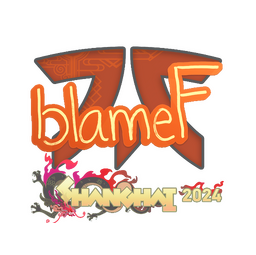 Sticker | blameF | Shanghai 2024