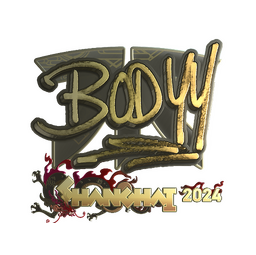 Sticker | bodyy (Gold) | Shanghai 2024