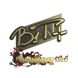 Sticker | b1t (Gold) | Shanghai 2024