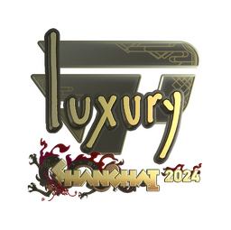 Sticker | lux (Gold) | Shanghai 2024