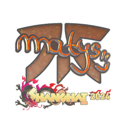 Sticker | MATYS (Glitter) | Shanghai 2024