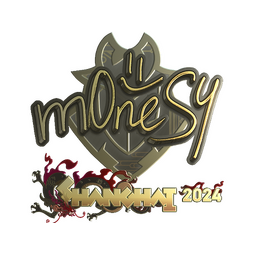 Sticker | m0NESY (Gold) | Shanghai 2024