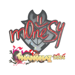 Sticker | m0NESY (Glitter) | Shanghai 2024