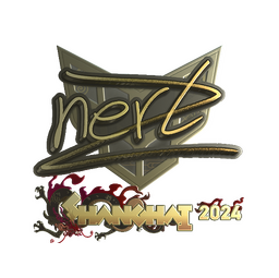 Sticker | NertZ (Gold) | Shanghai 2024