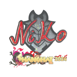 Sticker | NiKo (Glitter) | Shanghai 2024