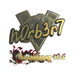 Sticker | n0rb3r7 (Gold) | Shanghai 2024