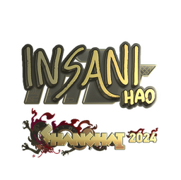 Sticker | insani (Gold) | Shanghai 2024